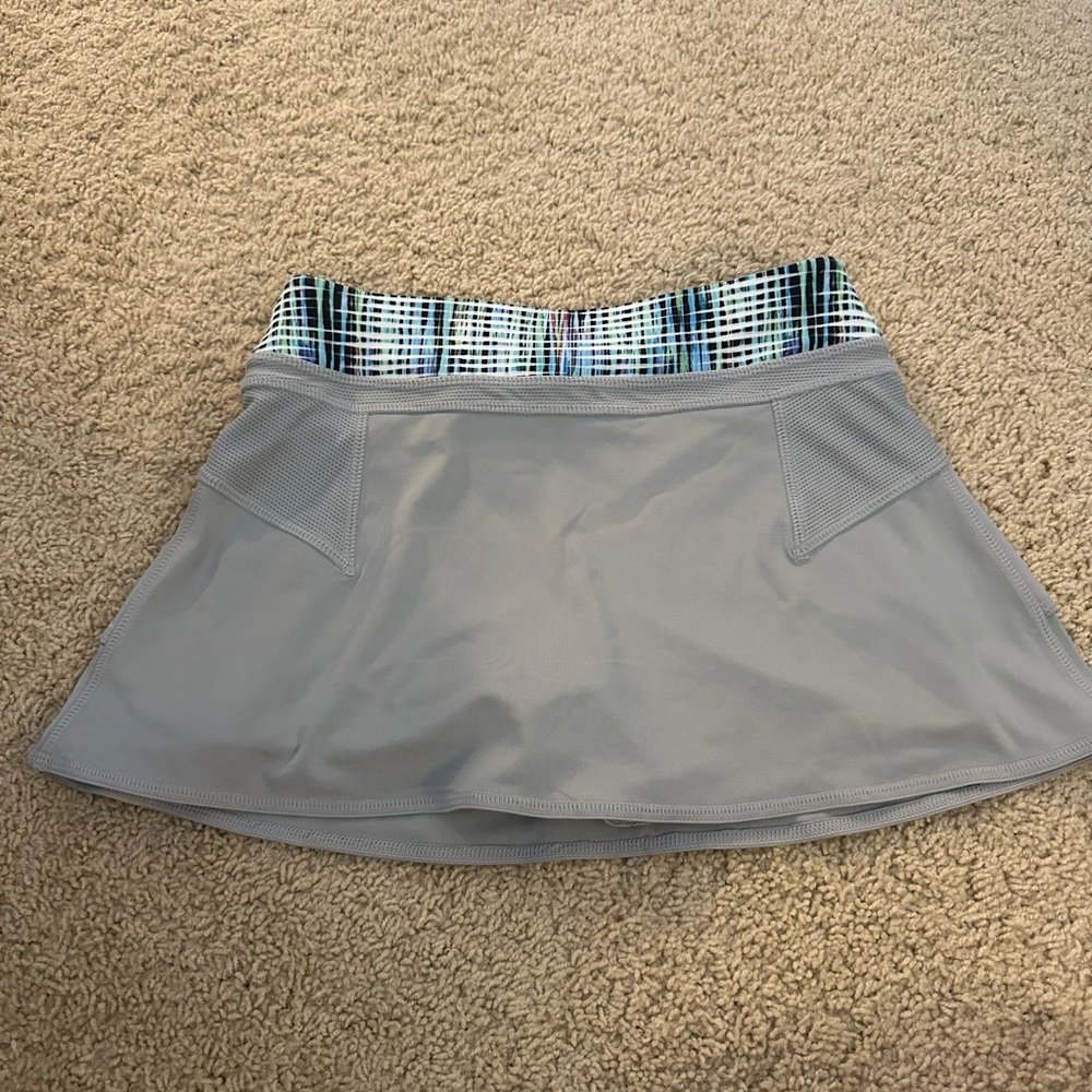 Athleta Gray Skort with Colorful Waistband
